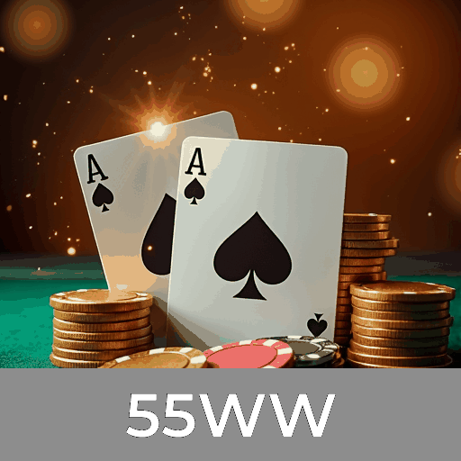 55WW: Slots com Mega Jackpot, Blackjack Estratégico e Roleta ao Vivo